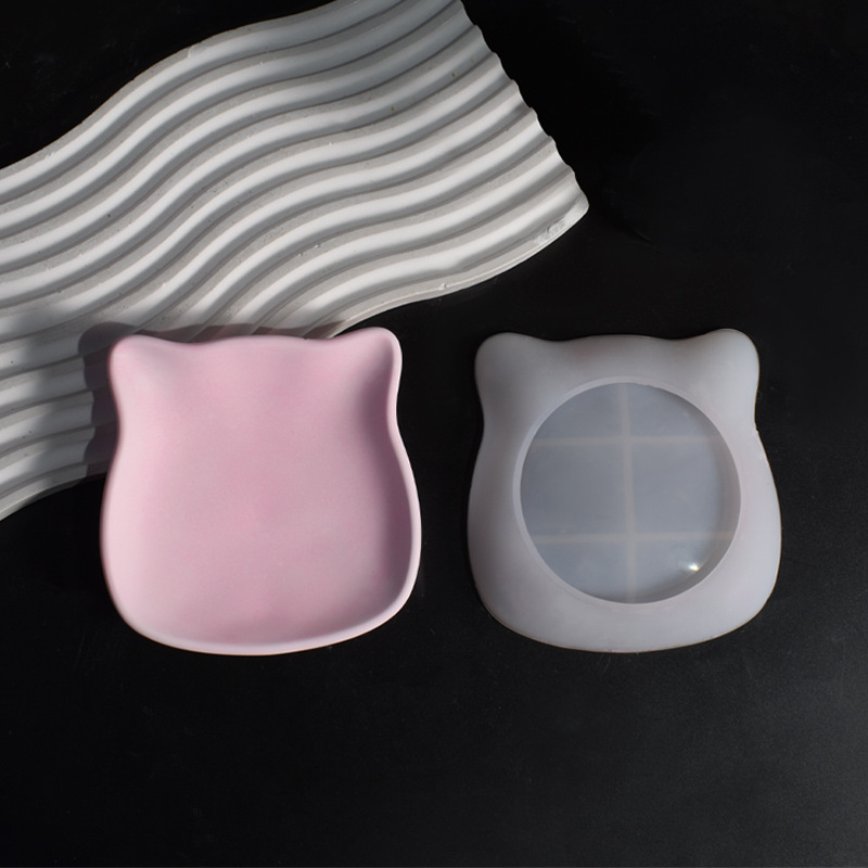 พลาสเตอร์แมวจานแม่พิมพ์ลูกแมวถ - Ceramic Trinket Dish บทวิจารณ์และราคา