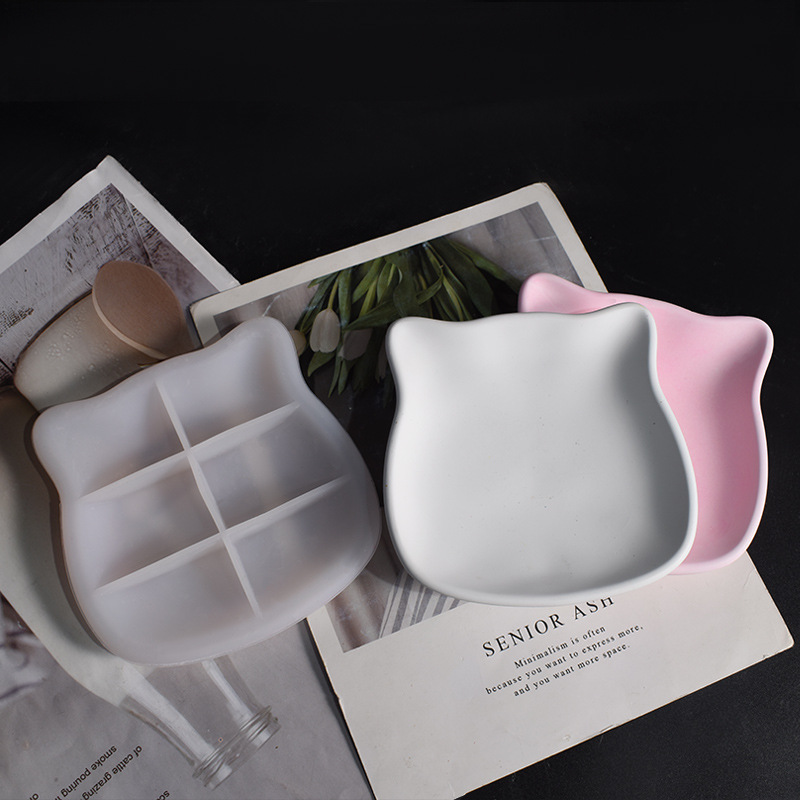 พลาสเตอร์แมวจานแม่พิมพ์ลูกแมวถ - Ceramic Trinket Dish บทวิจารณ์และราคา