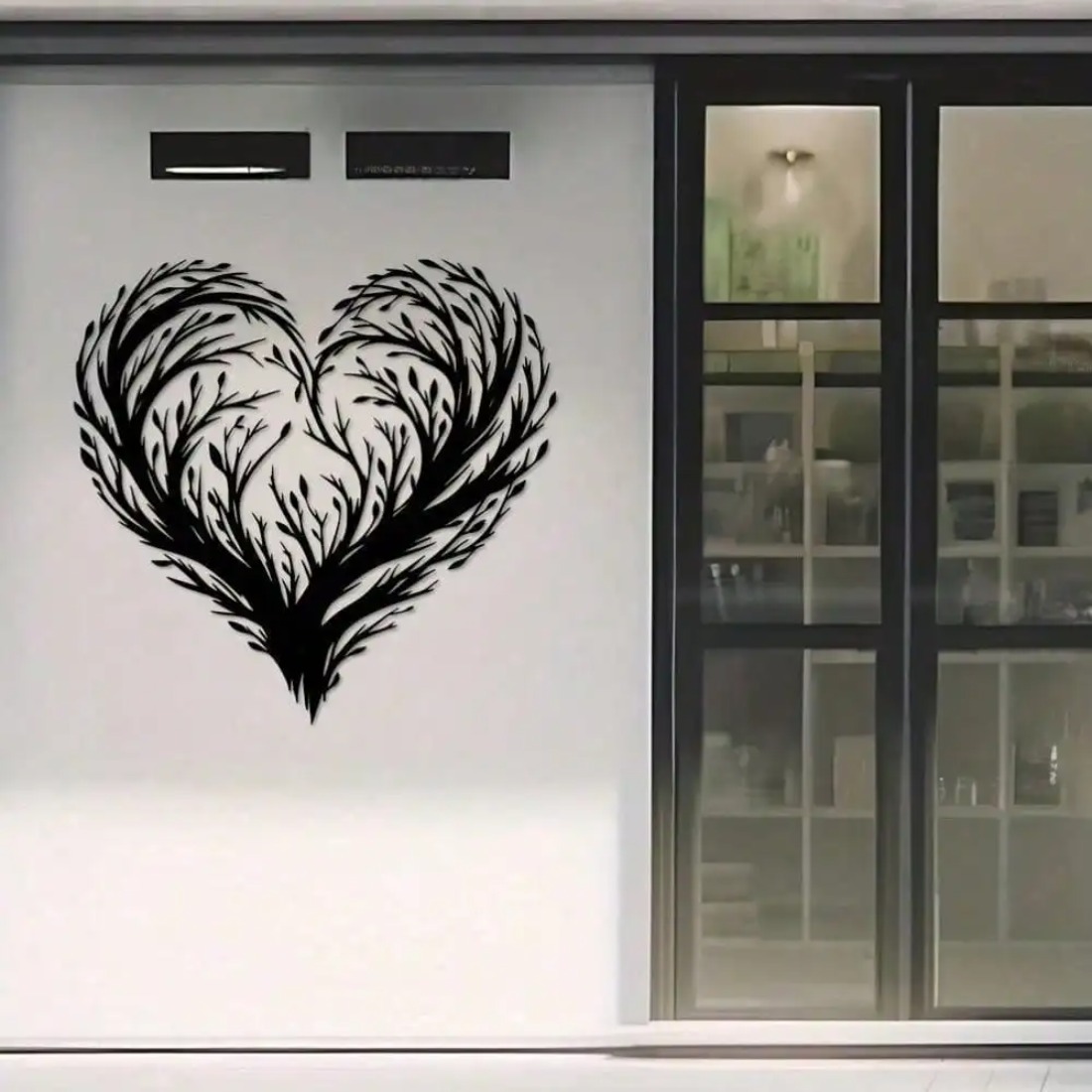 งานศิลปะติดผนังรูปใบไม้รูปหัวใ - Home Decor Wall Panels บทวิจารณ์และราคา