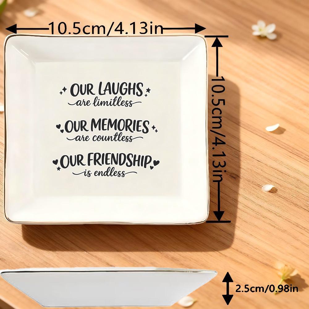 ถาดใส่เครื่องประดับเซรามิคทรงส - Ceramic Trinket Dish บทวิจารณ์และราคา