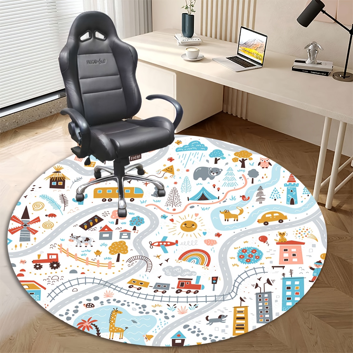 พรมปูพื้นลายกราฟิกยานพาหนะสไตล - Home Decor Retail Stores บทวิจารณ์และราคา