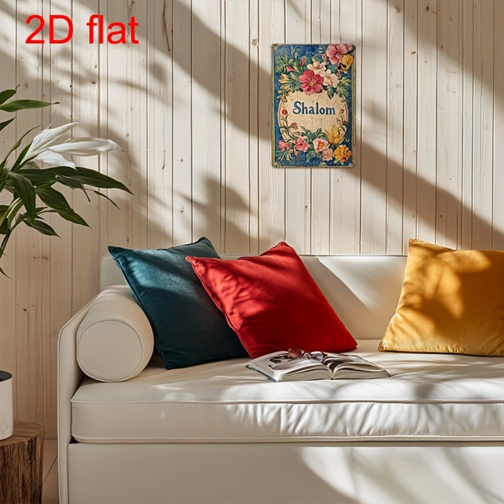 CIFBUY ป้ายโลหะอลูมิเนียมลายดอ - Home Decor Garden บทวิจารณ์และราคา