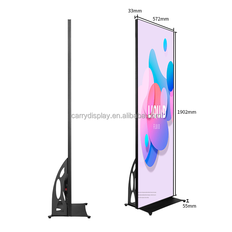 จอแสดงผลดิจิทัลแบบตั้งพื้น LED - Home Decor Mirror บทวิจารณ์และราคา