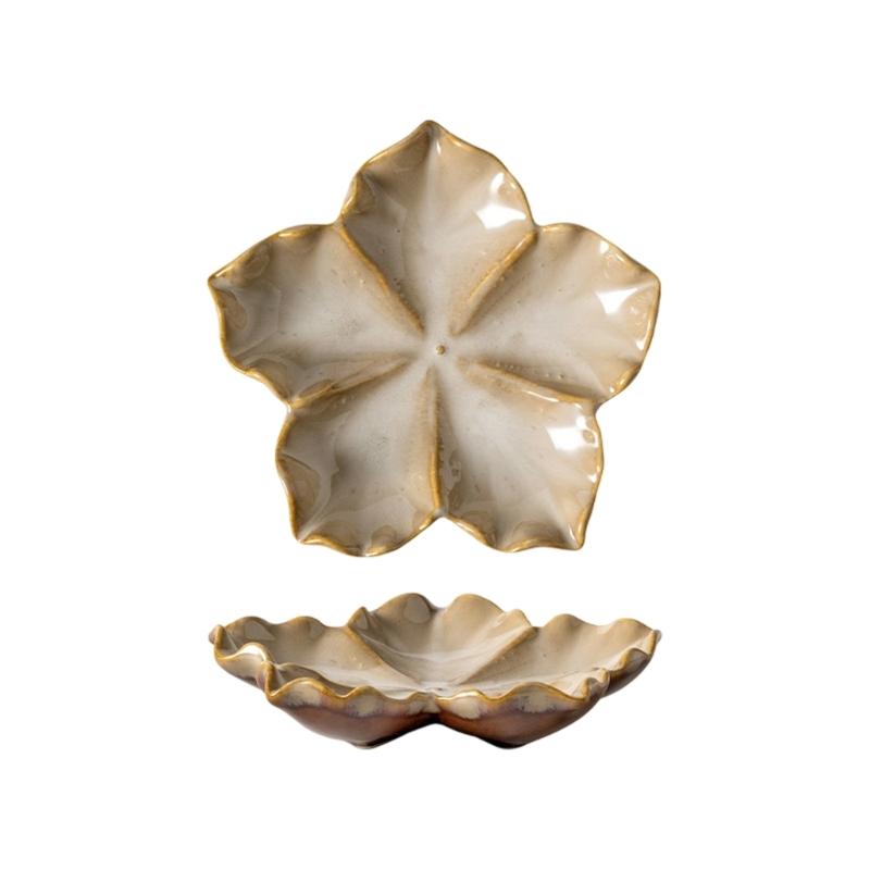 Y1UD เซรามิคดอกไม้รูปร่างเครื่ - Ceramic Trinket Dish บทวิจารณ์และราคา